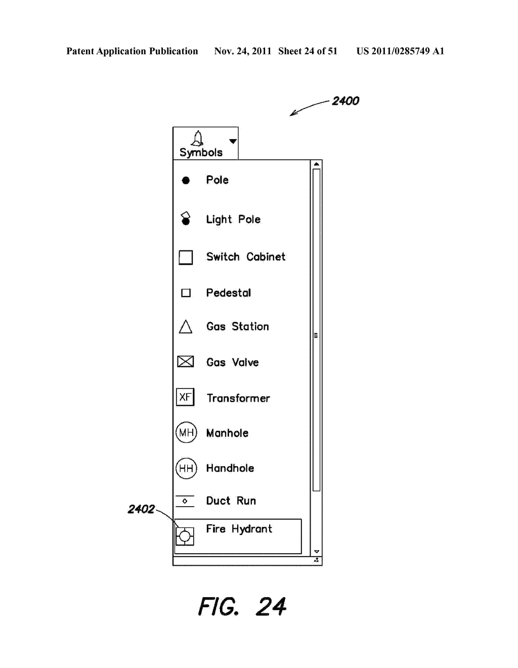 METHODS, APPARATUS AND SYSTEMS FOR GENERATING DIGITAL-MEDIA-ENHANCED     SEARCHABLE ELECTRONIC RECORDS OF UNDERGROUND FACILITY LOCATED AND/OR     MARKING OPERATIONS - diagram, schematic, and image 25