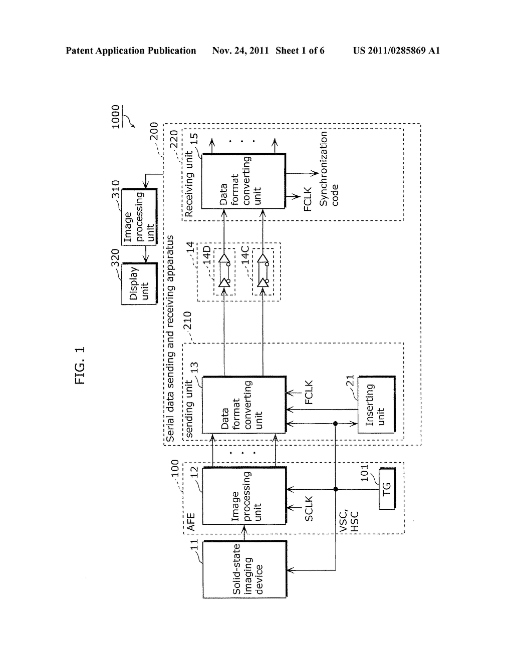 SERIAL DATA SENDING AND RECEIVING APPARATUS AND DIGITAL CAMERA - diagram, schematic, and image 02