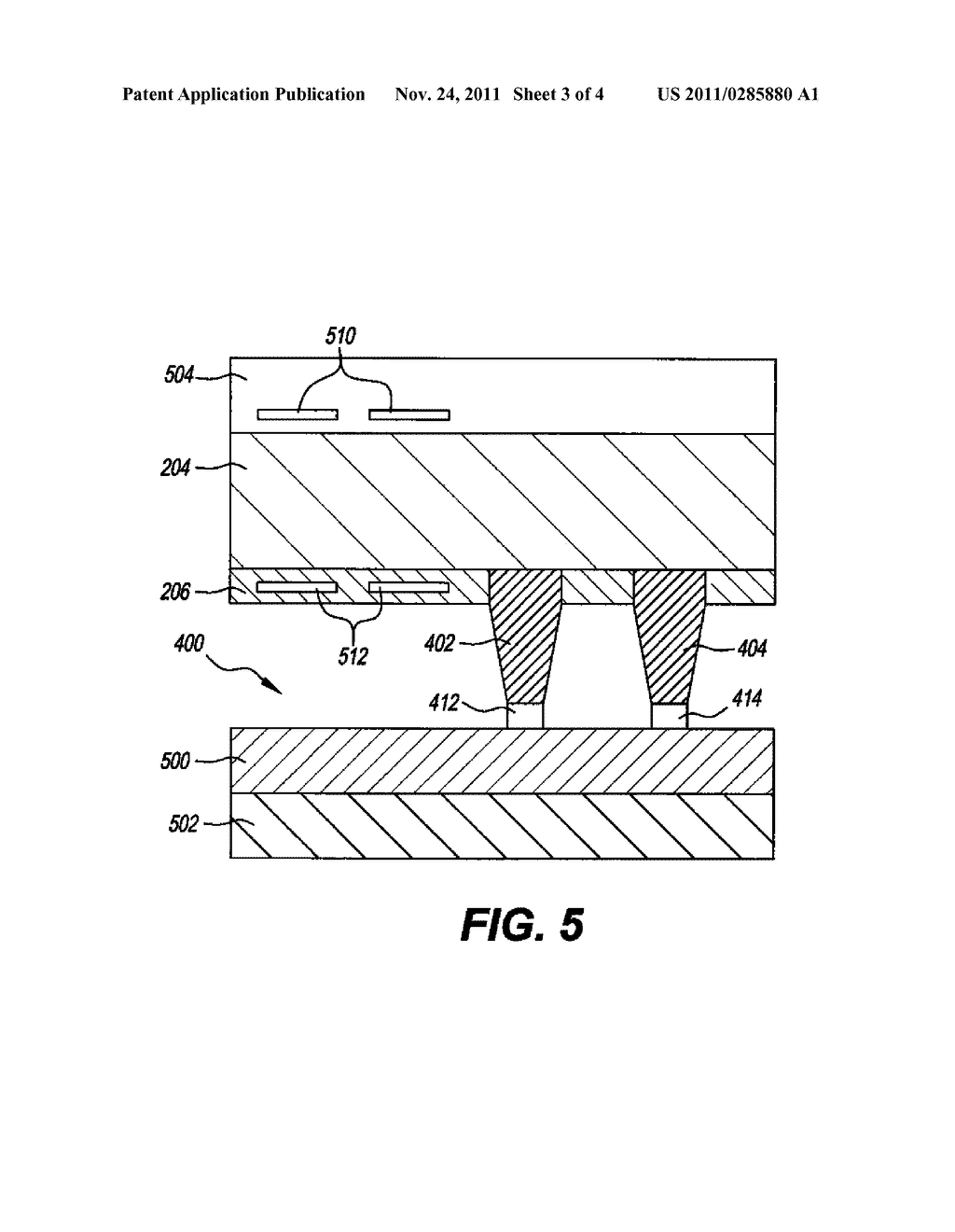 COLOR FILTER ARRAY ALIGNMENT MARK FORMATION IN BACKSIDE ILLUMINATED IMAGE     SENSORS - diagram, schematic, and image 04