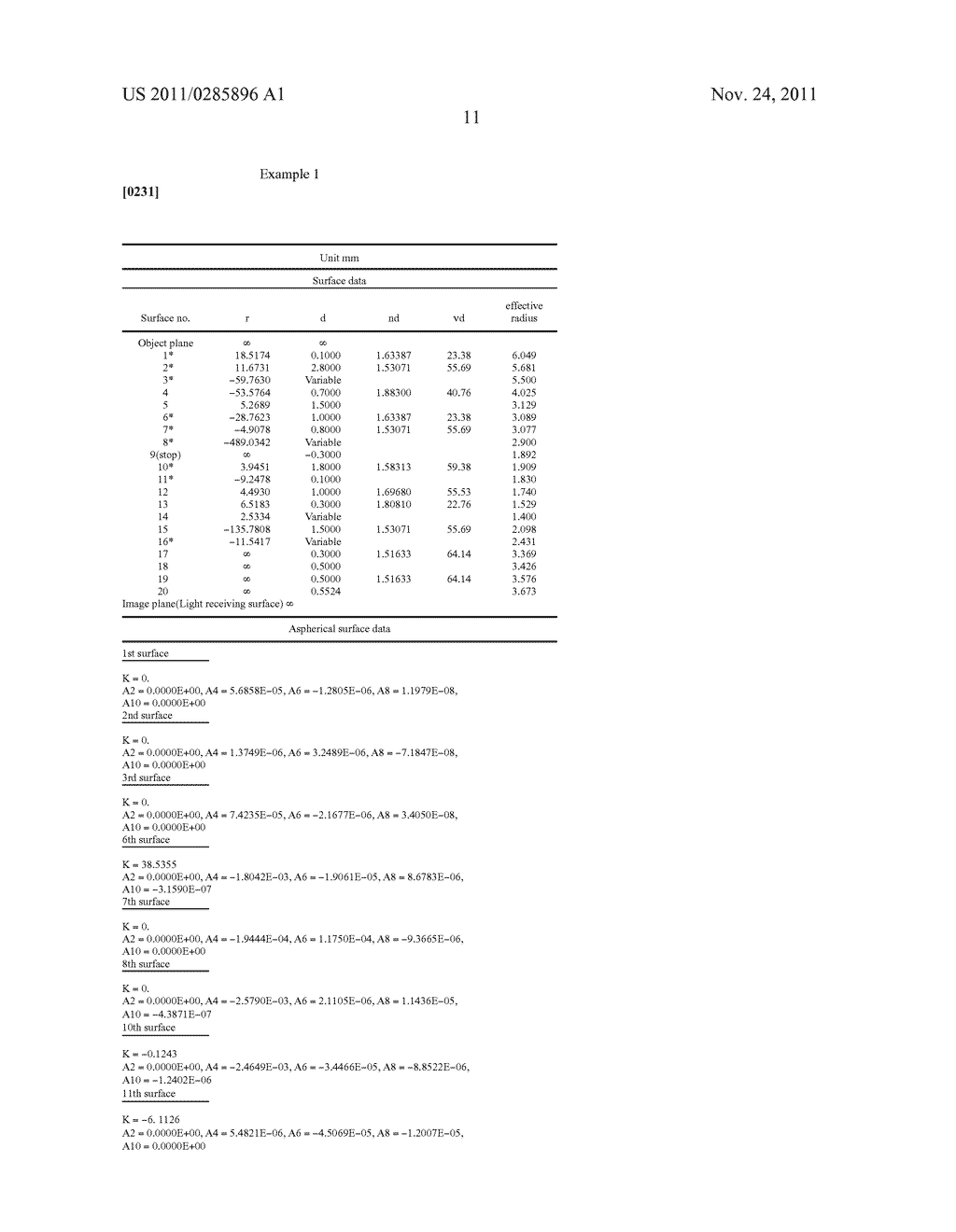 Image forming optical system and electronic image pickup apparatus using     the same - diagram, schematic, and image 35