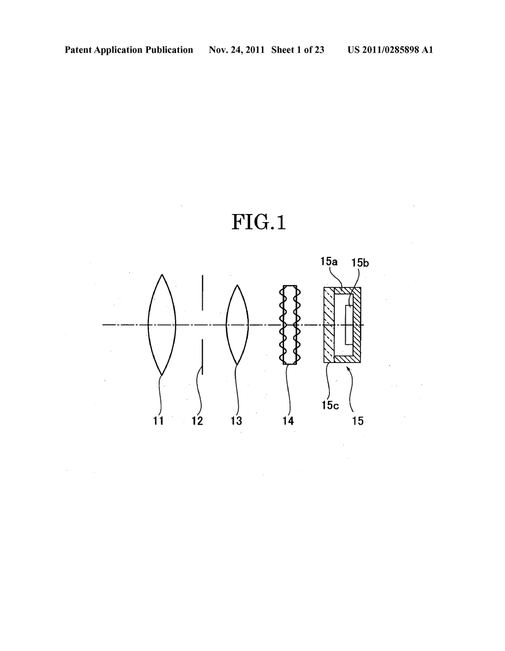 IMAGING ELEMENT AND IMAGING APPARATUS USING THE SAME - diagram, schematic, and image 02