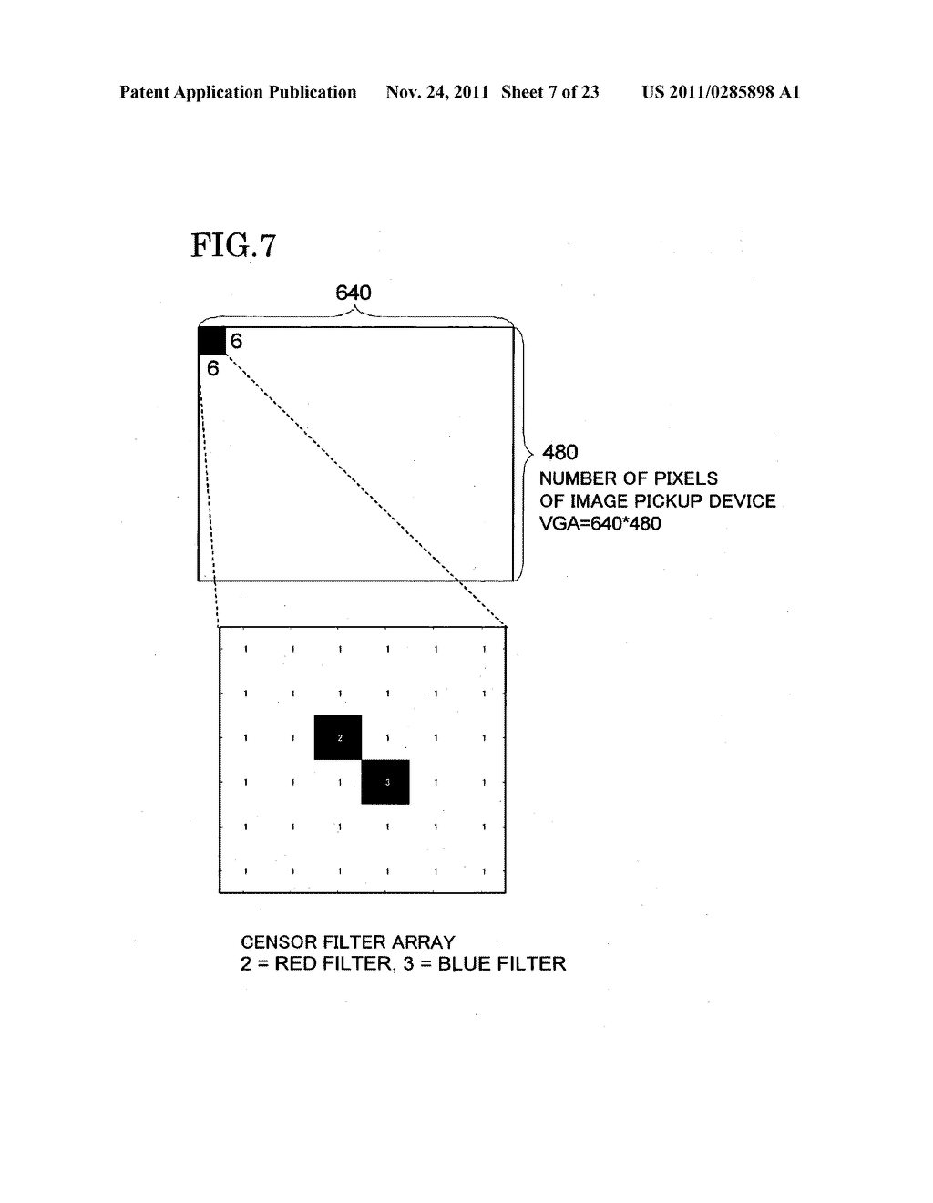 IMAGING ELEMENT AND IMAGING APPARATUS USING THE SAME - diagram, schematic, and image 08