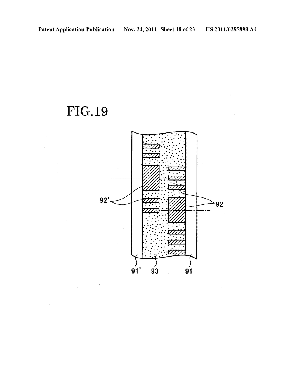 IMAGING ELEMENT AND IMAGING APPARATUS USING THE SAME - diagram, schematic, and image 19