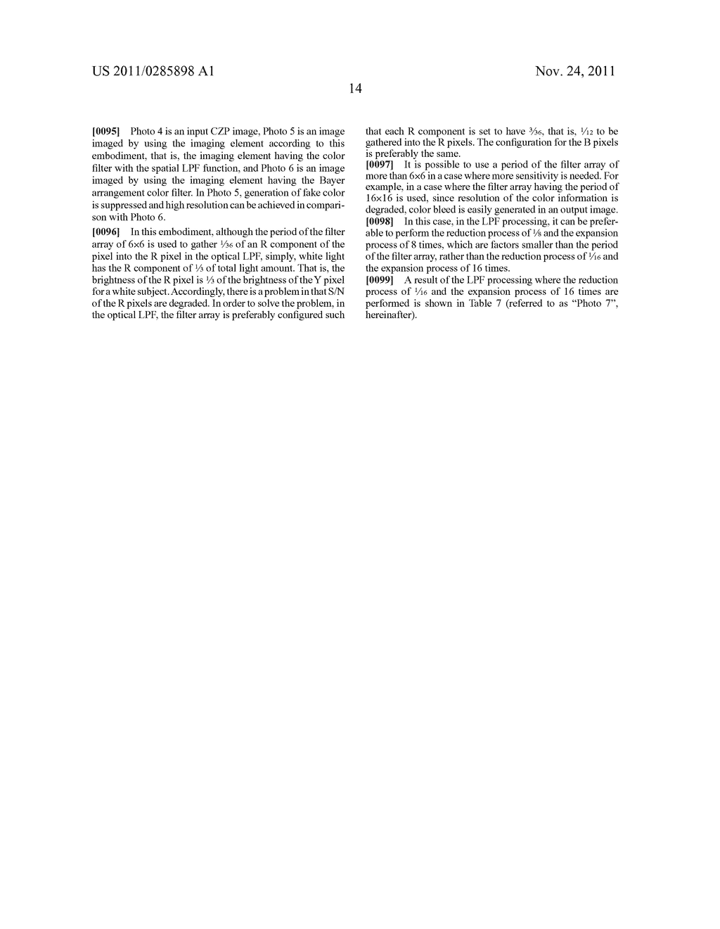 IMAGING ELEMENT AND IMAGING APPARATUS USING THE SAME - diagram, schematic, and image 38