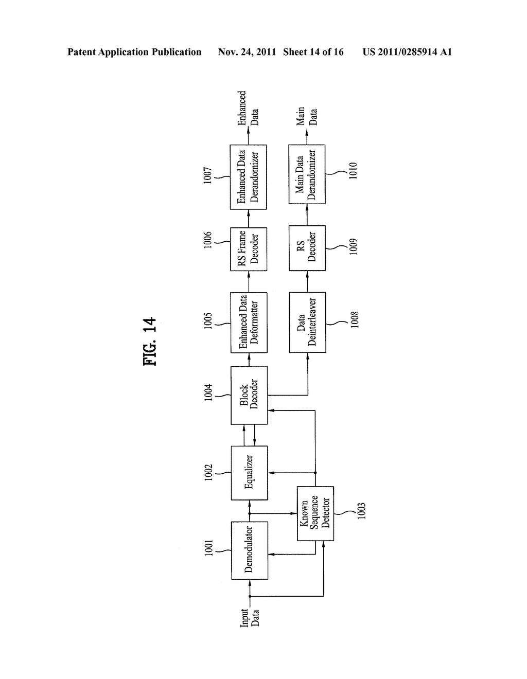DTV TRANSMITTING SYSTEM AND RECEIVING SYSTEM AND METHOD OF PROCESSING     BROADCAST DATA - diagram, schematic, and image 15