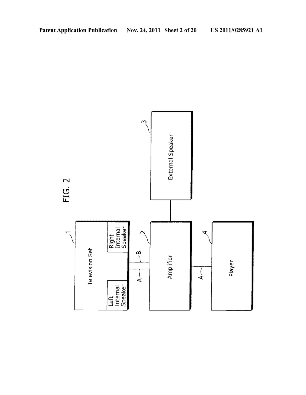 VIDEO/SOUND OUTPUT DEVICE AND EXTERNAL SPEAKER CONTROL DEVICE - diagram, schematic, and image 03