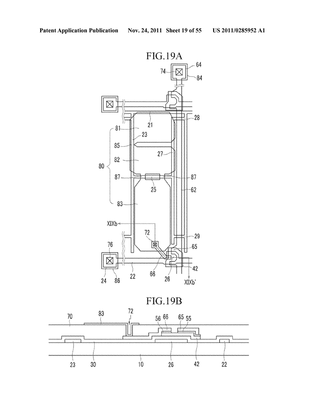 LIQUID CRYSTAL DISPLAY INCLUDING A SPACER ELEMENT AND METHOD FOR     FABRICATING THE SAME - diagram, schematic, and image 20