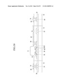 LIQUID CRYSTAL DISPLAY INCLUDING A SPACER ELEMENT AND METHOD FOR     FABRICATING THE SAME diagram and image