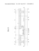 LIQUID CRYSTAL DISPLAY INCLUDING A SPACER ELEMENT AND METHOD FOR     FABRICATING THE SAME diagram and image