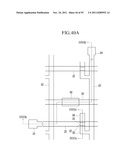 LIQUID CRYSTAL DISPLAY INCLUDING A SPACER ELEMENT AND METHOD FOR     FABRICATING THE SAME diagram and image