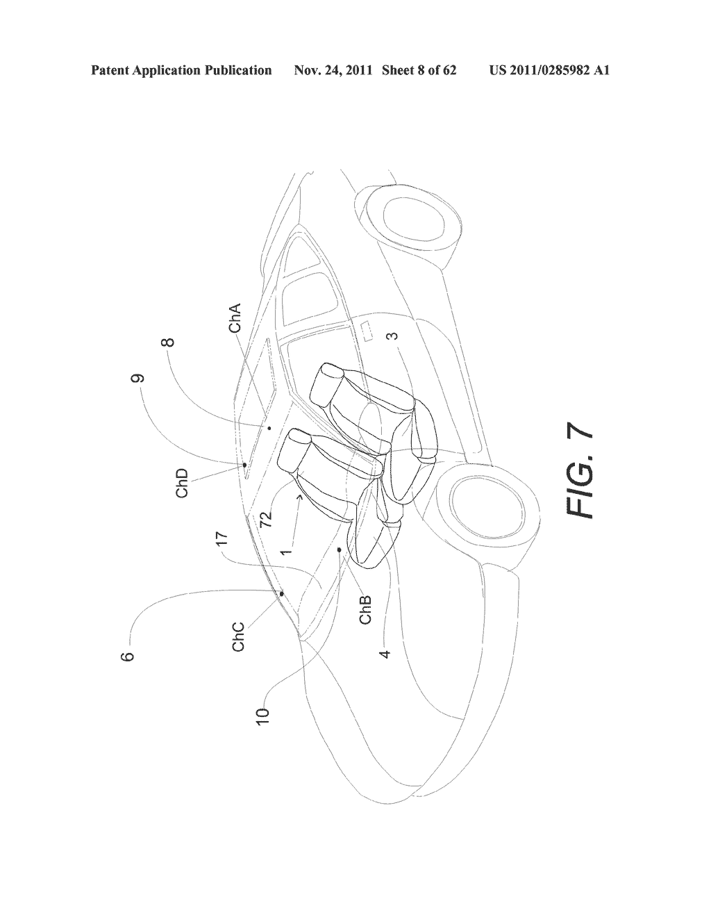 METHOD AND ARRANGEMENT FOR OBTAINING INFORMATION ABOUT OBJECTS AROUND A     VEHICLE - diagram, schematic, and image 09