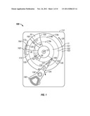 PATTERNED-MEDIA MAGNETIC RECORDING DISK DRIVE WITH DATA ISLAND     MISPLACEMENT INFORMATION IN THE SERVO SECTORS diagram and image