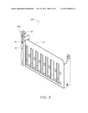 EXPANSION CARD FASTENING DEVICE diagram and image