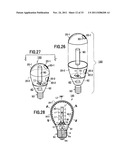 Semiconductor lamp and light bulb type LED lamp diagram and image