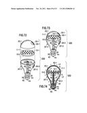 Semiconductor lamp and light bulb type LED lamp diagram and image