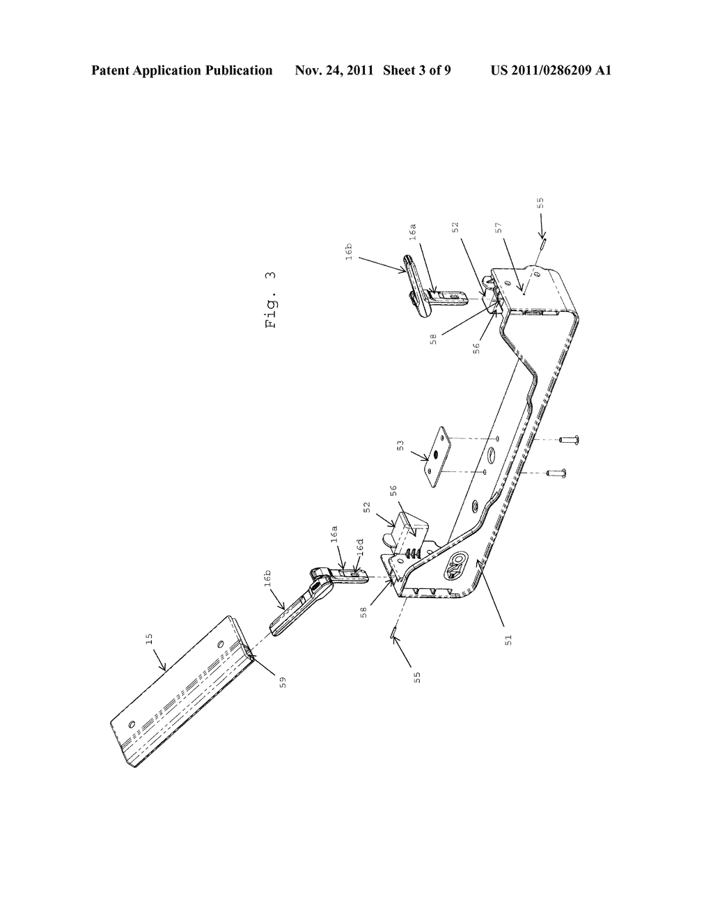 PORTABLE FLUORESCENT LIGHTING SYSTEM WITH LONG-LIFE HINGE MECHANISM - diagram, schematic, and image 04