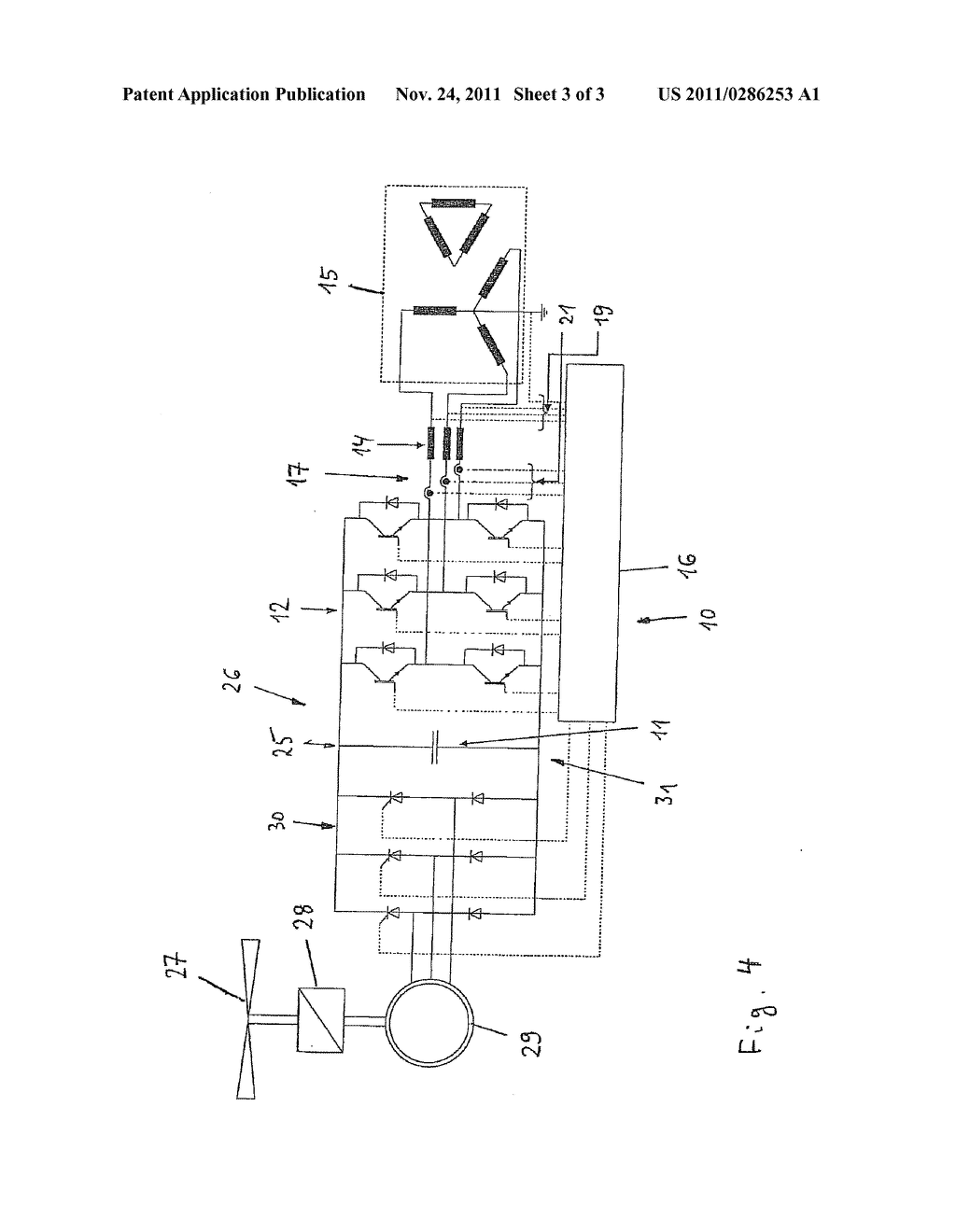 Three-phase inverter circuit and method for operating a three-phase     inverter circuit - diagram, schematic, and image 04