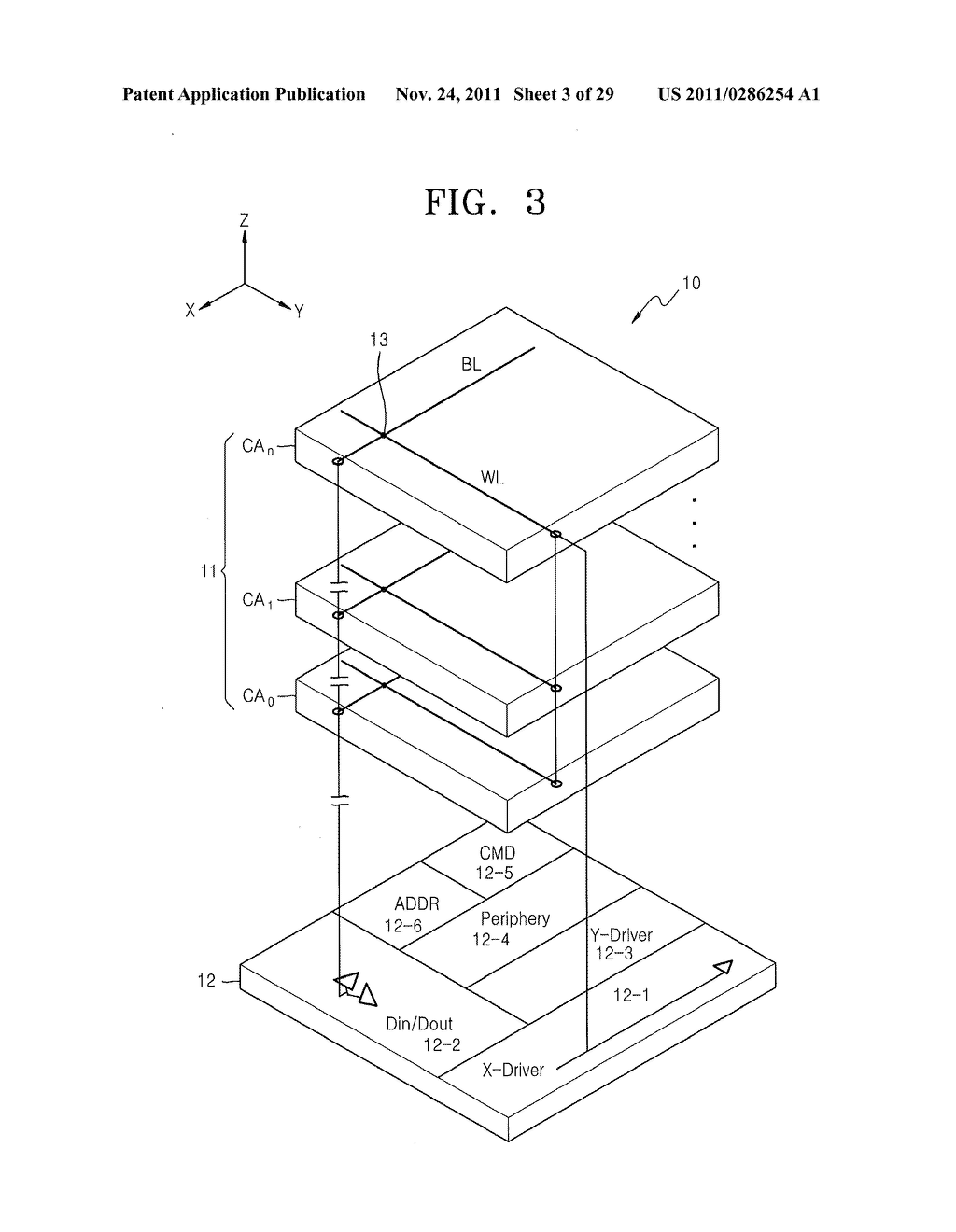 Semiconductor Devices Having a Three-Dimensional Stacked Structure and     Methods of De-Skewing Data Therein - diagram, schematic, and image 04