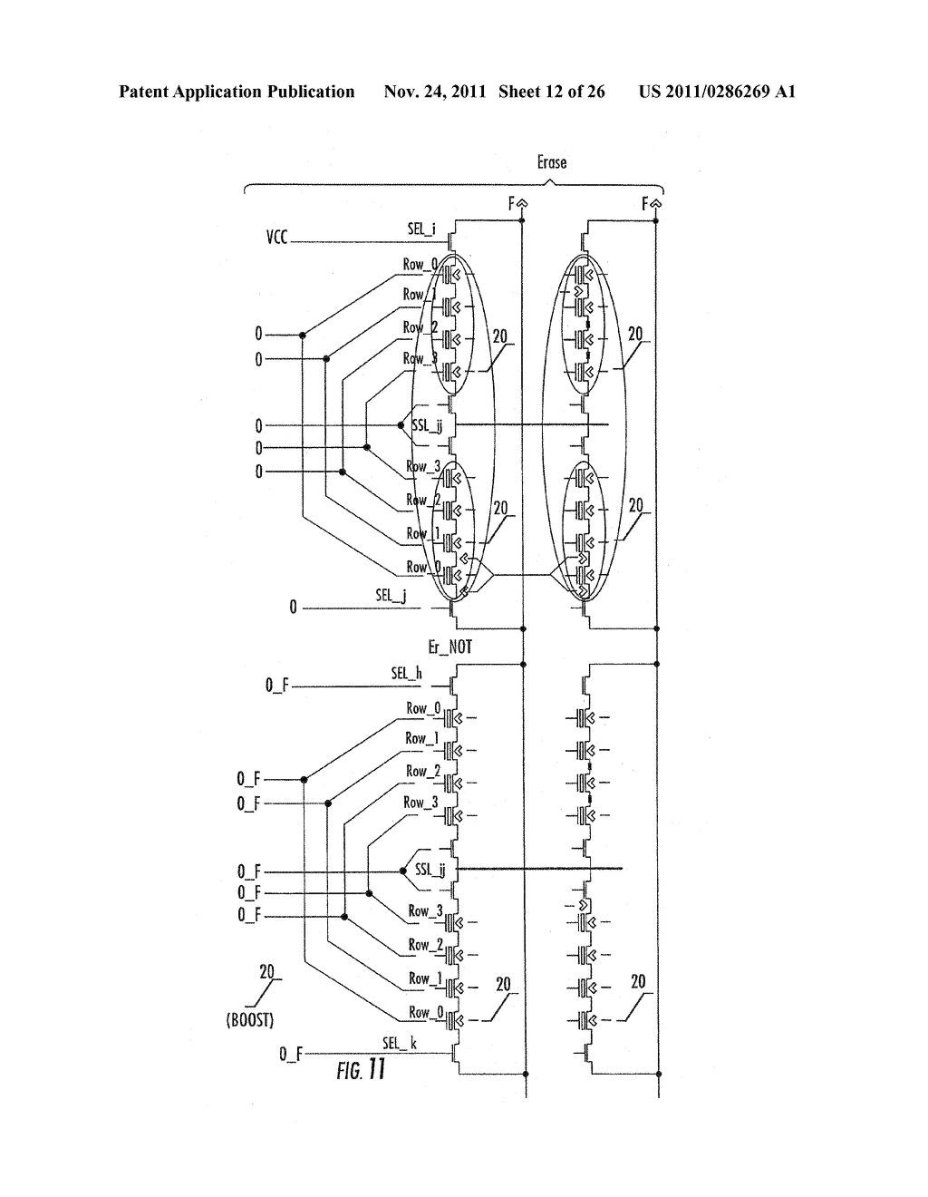 Non-Volatile Electronic Memory Device With NAND Structure Being     Monolithically Integrated On Semiconductor - diagram, schematic, and image 13