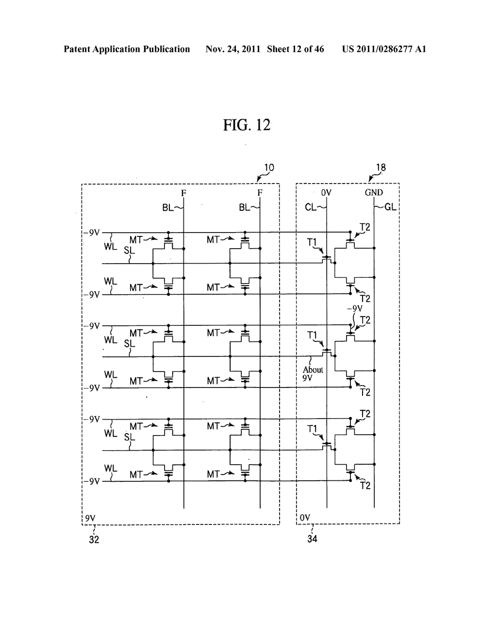 SEMICONDUCTOR MEMORY DEVICE AND METHOD FOR DRIVING SEMICONDUCTOR MEMORY     DEVICE - diagram, schematic, and image 13