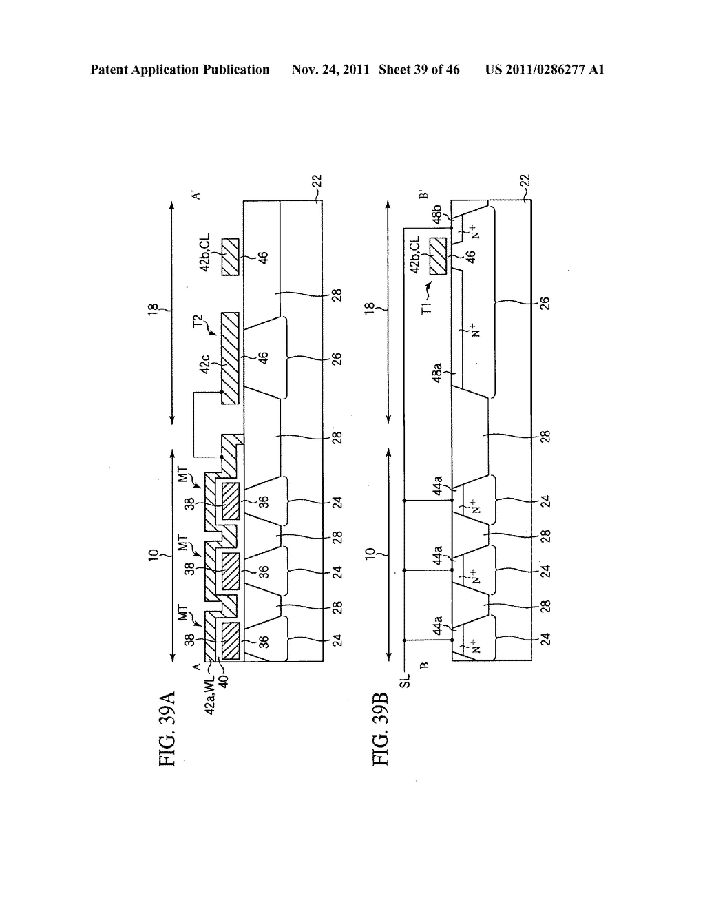 SEMICONDUCTOR MEMORY DEVICE AND METHOD FOR DRIVING SEMICONDUCTOR MEMORY     DEVICE - diagram, schematic, and image 40