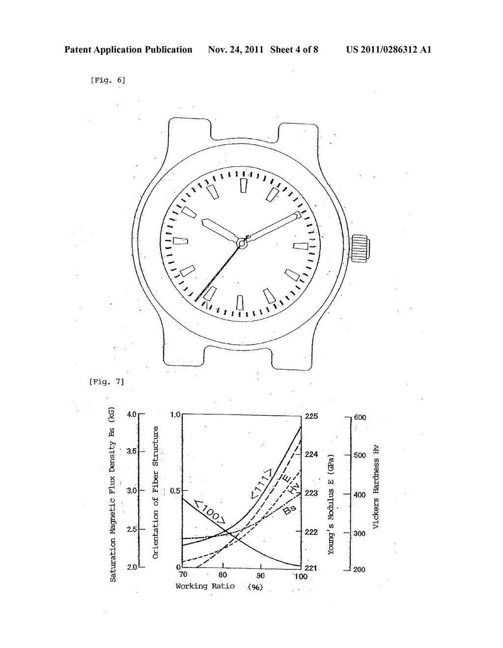 MAGNETICALLY INSENSITIVE, HIGHLY HARD AND CONSTANT-MODULUS ALLOY, AND ITS     PRODUCTION METHOD, AS WELL AS HAIR SPRING, MECHANICAL DRIVING APPARATUS     AND WATCH AND CLOCK - diagram, schematic, and image 05