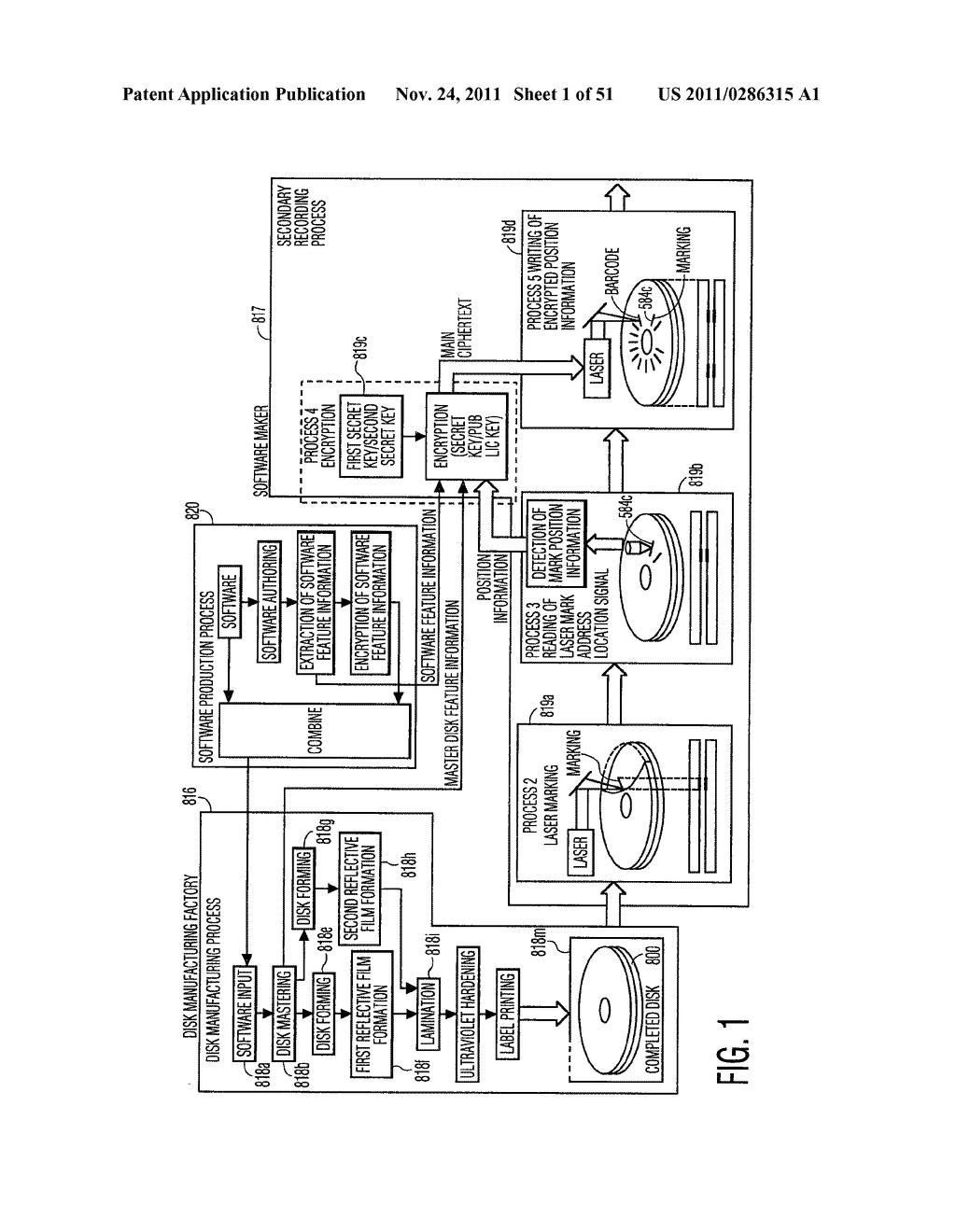 OPTICAL DISK, AN OPTICAL DISK BARCODE FORMING METHOD, AN OPTICAL DISK     REPRODUCTION APPARATUS, A MARKING FORMING APPARATUS, A METHOD OF FORMING     A LASER MARKING ON AN OPTICAL DISK, AND A METHOD OF MANUFACTURING AN     OPTICAL DISK - diagram, schematic, and image 02