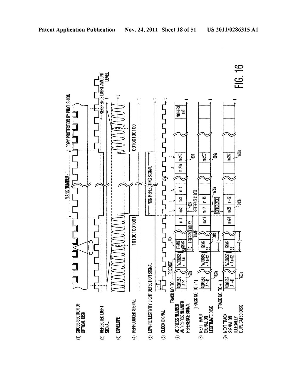 OPTICAL DISK, AN OPTICAL DISK BARCODE FORMING METHOD, AN OPTICAL DISK     REPRODUCTION APPARATUS, A MARKING FORMING APPARATUS, A METHOD OF FORMING     A LASER MARKING ON AN OPTICAL DISK, AND A METHOD OF MANUFACTURING AN     OPTICAL DISK - diagram, schematic, and image 19