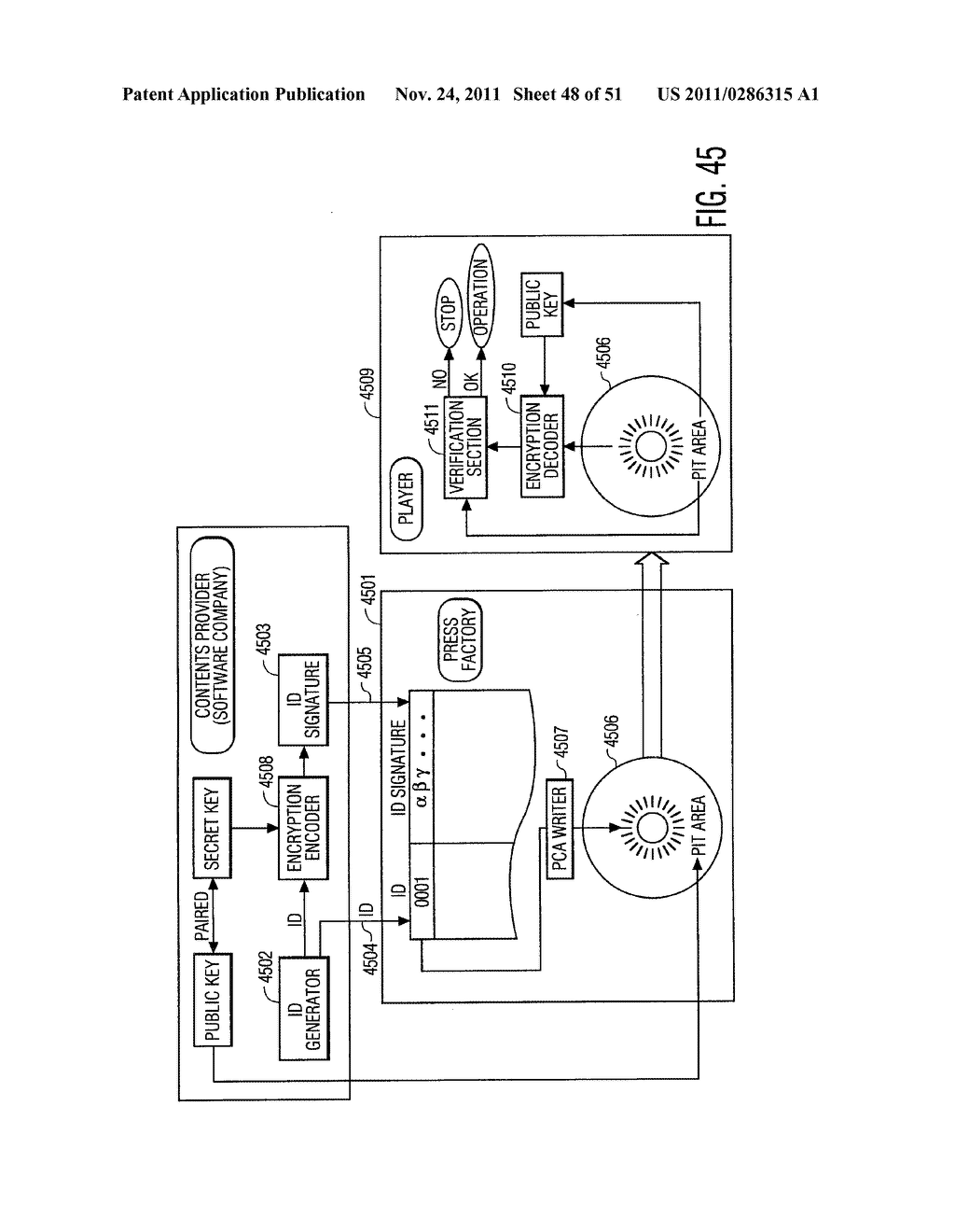 OPTICAL DISK, AN OPTICAL DISK BARCODE FORMING METHOD, AN OPTICAL DISK     REPRODUCTION APPARATUS, A MARKING FORMING APPARATUS, A METHOD OF FORMING     A LASER MARKING ON AN OPTICAL DISK, AND A METHOD OF MANUFACTURING AN     OPTICAL DISK - diagram, schematic, and image 49