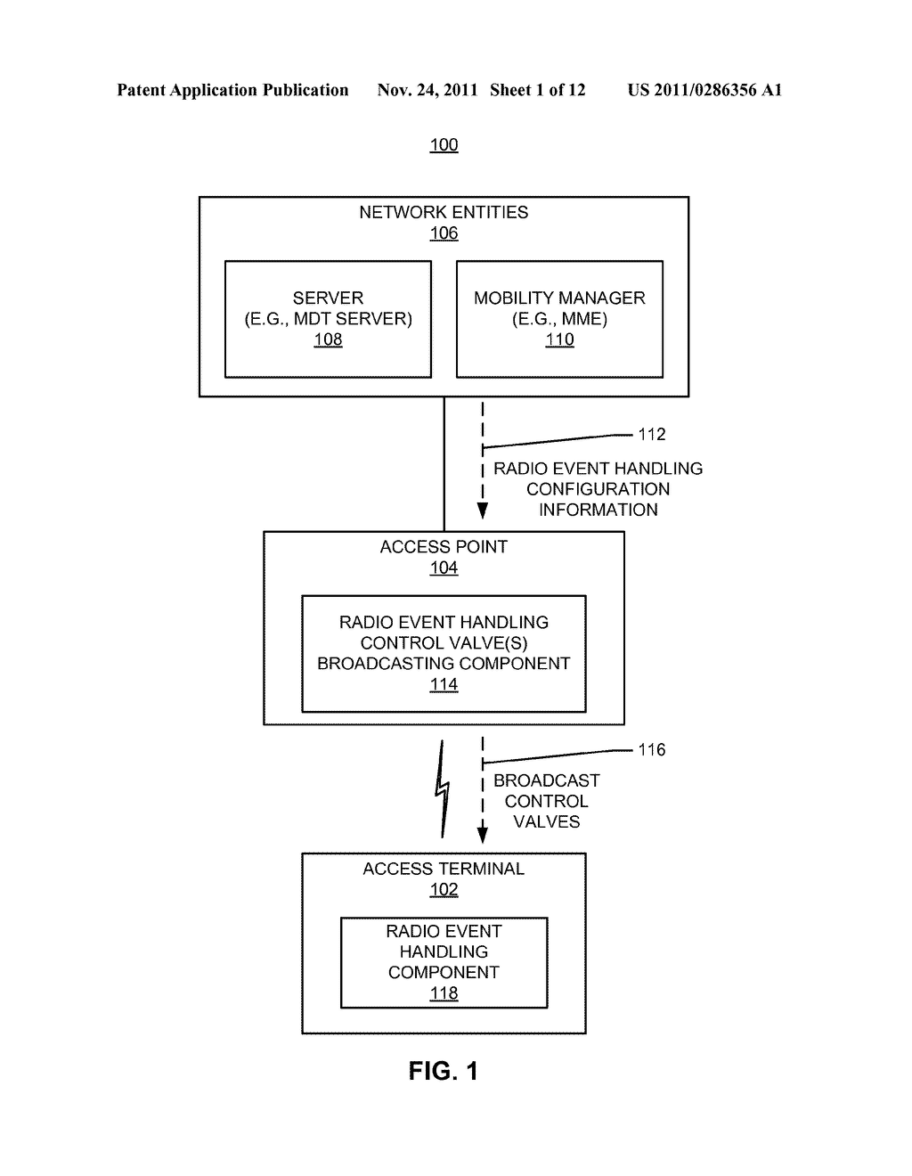 BROADCAST CONTROL OF ACCESS TERMINAL RADIO EVENT HANDLING - diagram, schematic, and image 02