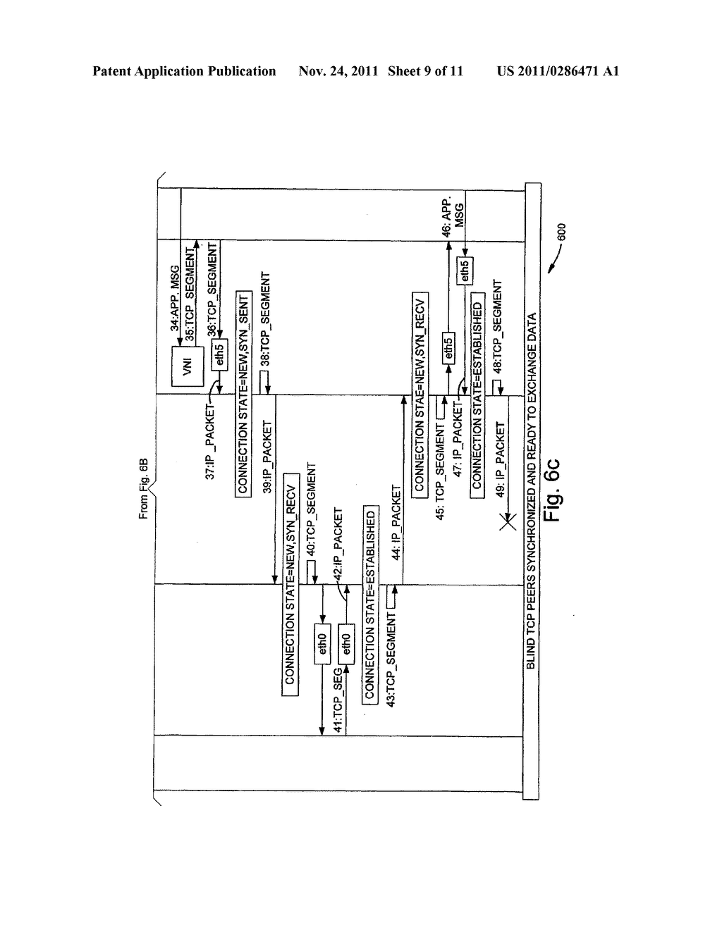 PROTOCOL AND SYSTEM FOR FIREWALL AND NAT TRAVERSAL FOR TCP CONNECTIONS - diagram, schematic, and image 10