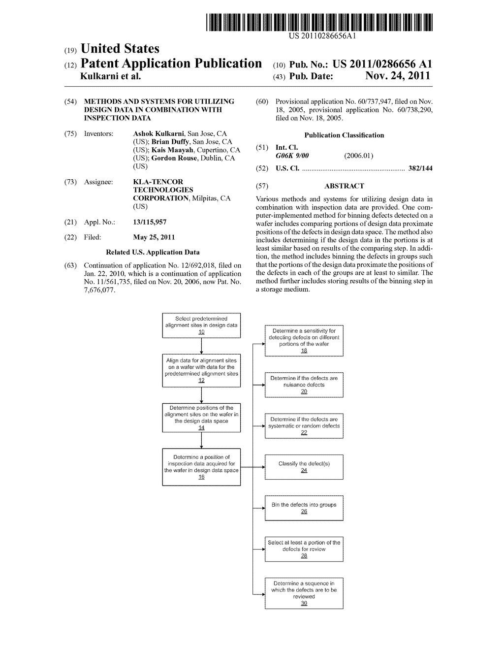 METHODS AND SYSTEMS FOR UTILIZING DESIGN DATA IN COMBINATION WITH     INSPECTION DATA - diagram, schematic, and image 01