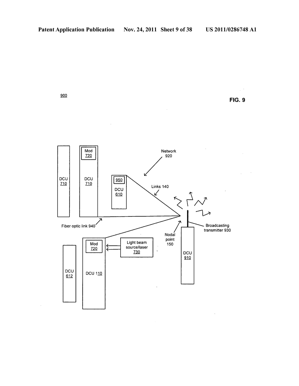 Data Center with free-space optical communications - diagram, schematic, and image 10