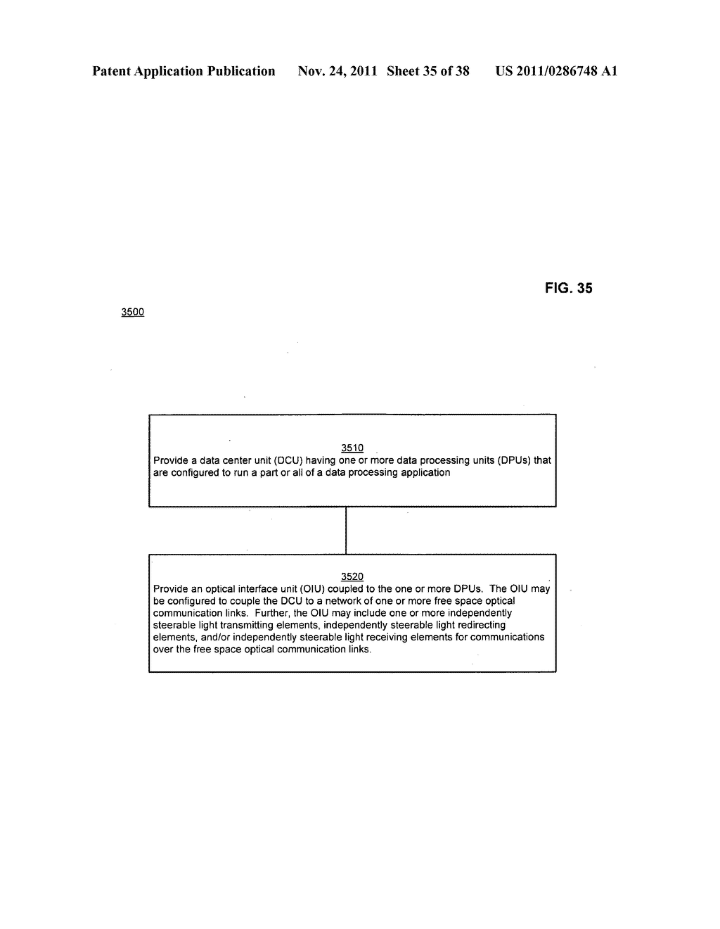 Data Center with free-space optical communications - diagram, schematic, and image 36