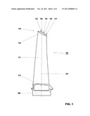 BLADE FOR A GAS TURBINE diagram and image