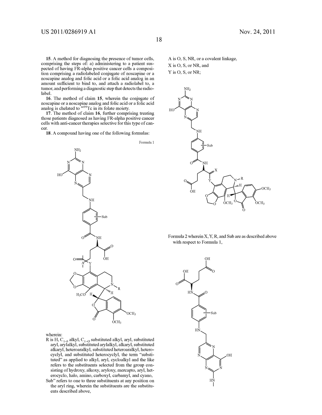 CONJUGATES OF NOSCAPINE AND FOLIC ACID AND THEIR USE IN TREATING CANCER - diagram, schematic, and image 28