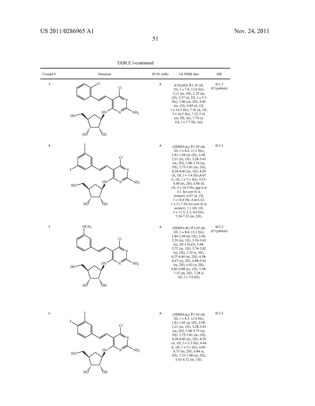 ETHENYL-SUBSTITUTED PYRIDINE AND PYRIMIDINE DERIVATIVES AND THEIR USE IN     TREATING VIRAL INFECTIONS - diagram, schematic, and image 52