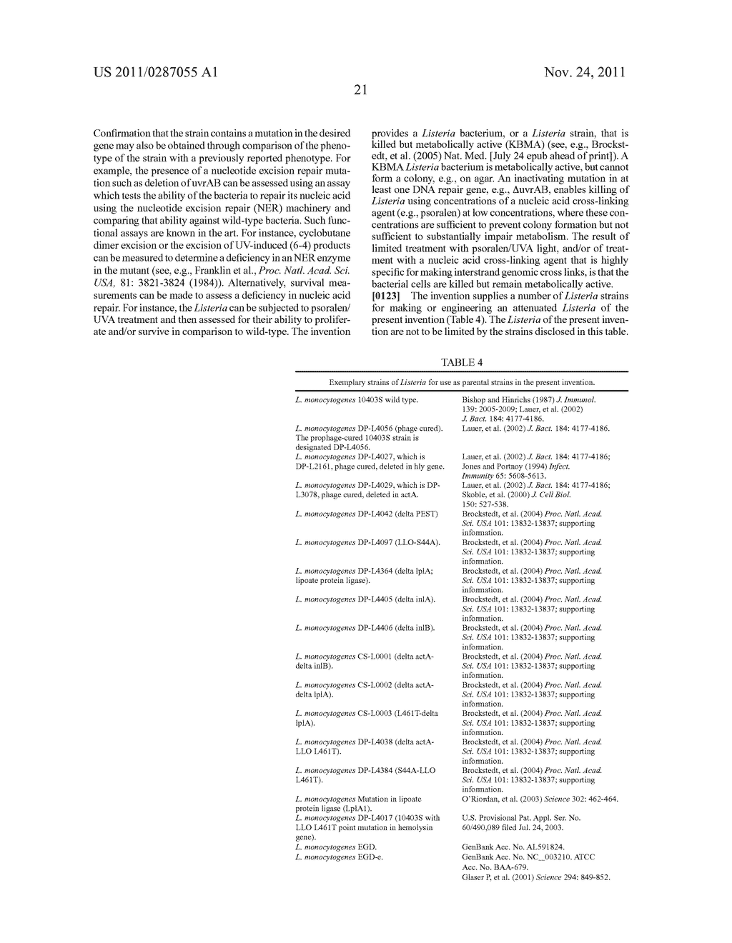 COMPOSITIONS COMPRISING PRFA* MUTANT LISTERIA AND MEHTODS OF USE THEREOF - diagram, schematic, and image 35