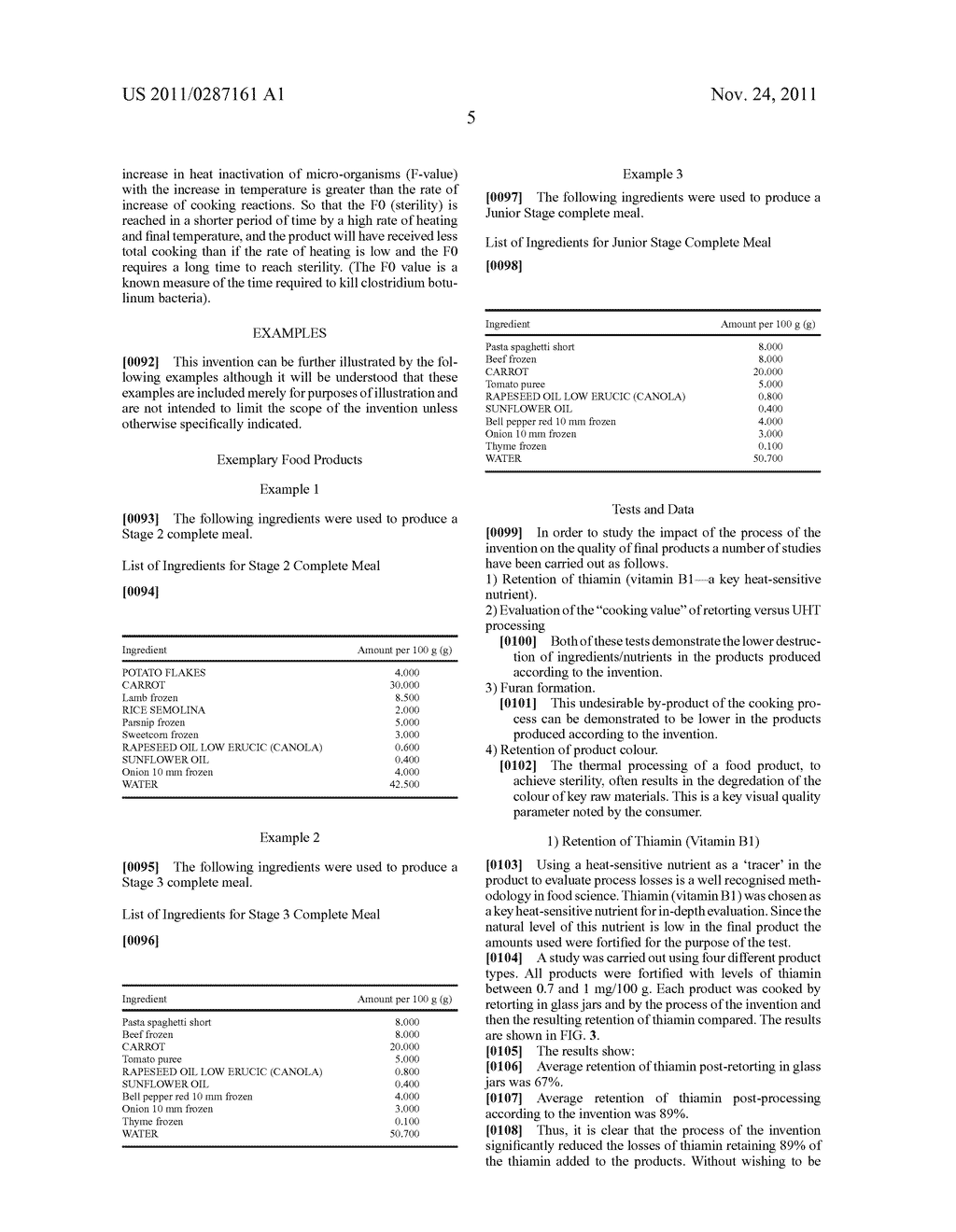 PROCESS FOR PRODUCING INFANT FOOD PRODUCTS - diagram, schematic, and image 16