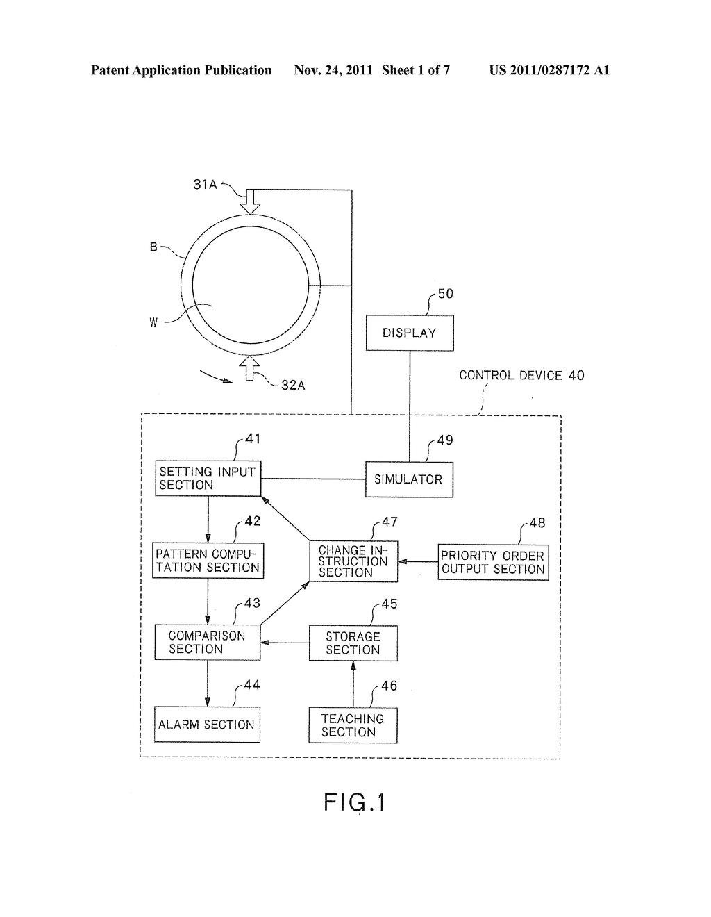 SUBSTRATE PROCESSING APPARATUS, CONTROL DEVICE THEREOF, AND CONTROL METHOD     THEREOF - diagram, schematic, and image 02