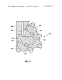 METHODS OF FORMING AT LEAST A PORTION OF EARTH-BORING TOOLS, AND ARTICLES     FORMED BY SUCH METHODS diagram and image