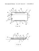 COMPOSITE COMPONENT OF CLAD MATERIAL AND SYNTHETIC RESIN PART AND     MANUFACTURING METHOD OF THE SAME diagram and image