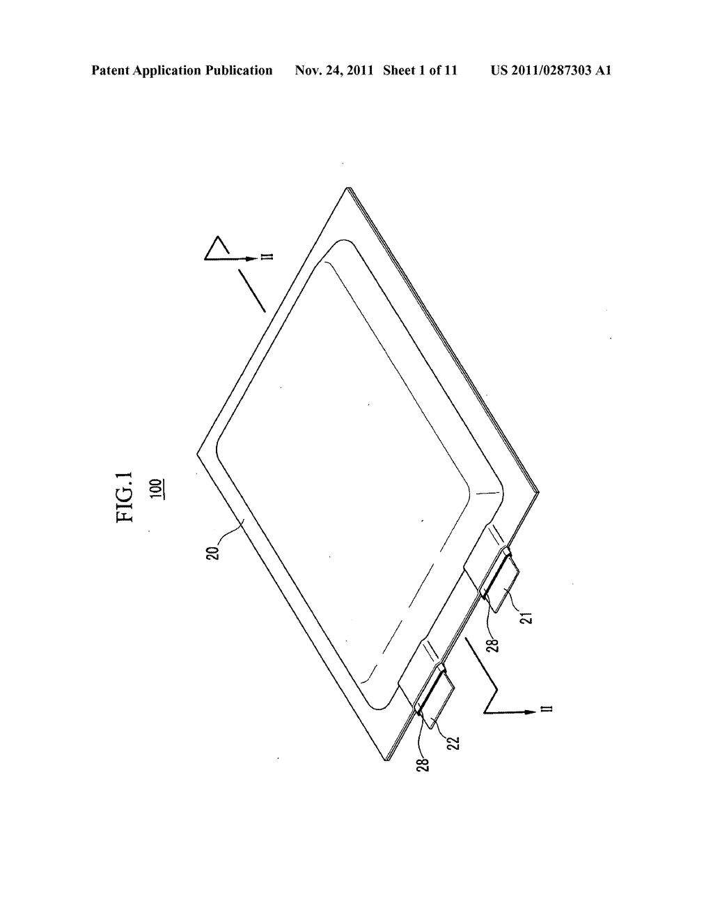 Electrode assembly, rechargeable battery including the same, and method of     manufacturing an electrode thereof - diagram, schematic, and image 02