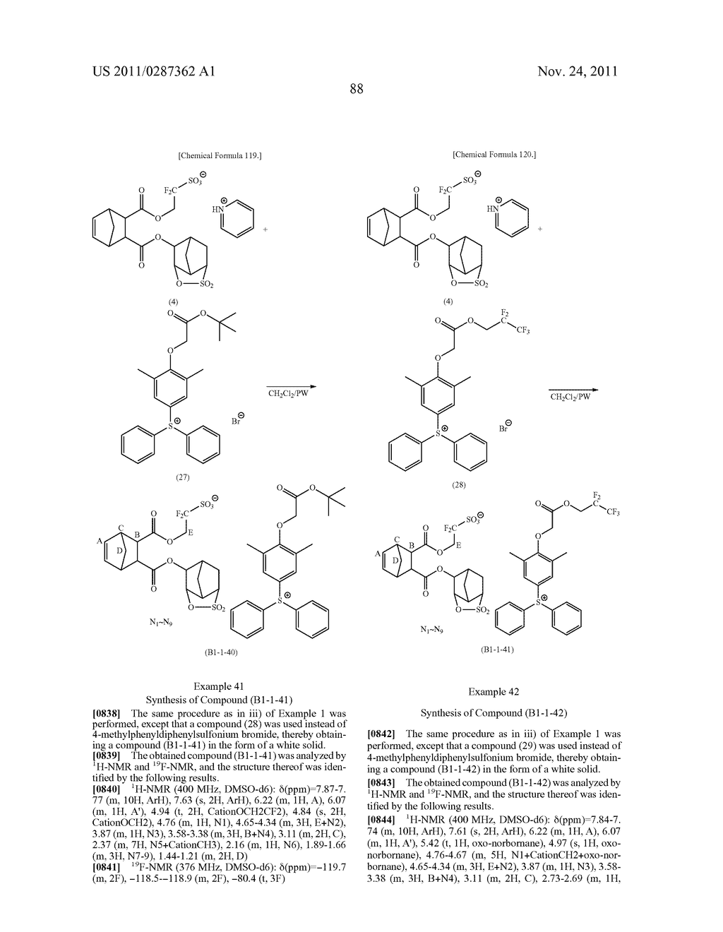 RESIST COMPOSITION, METHOD OF FORMING RESIST PATTERN, NOVEL COMPOUND, AND     ACID GENERATOR - diagram, schematic, and image 89