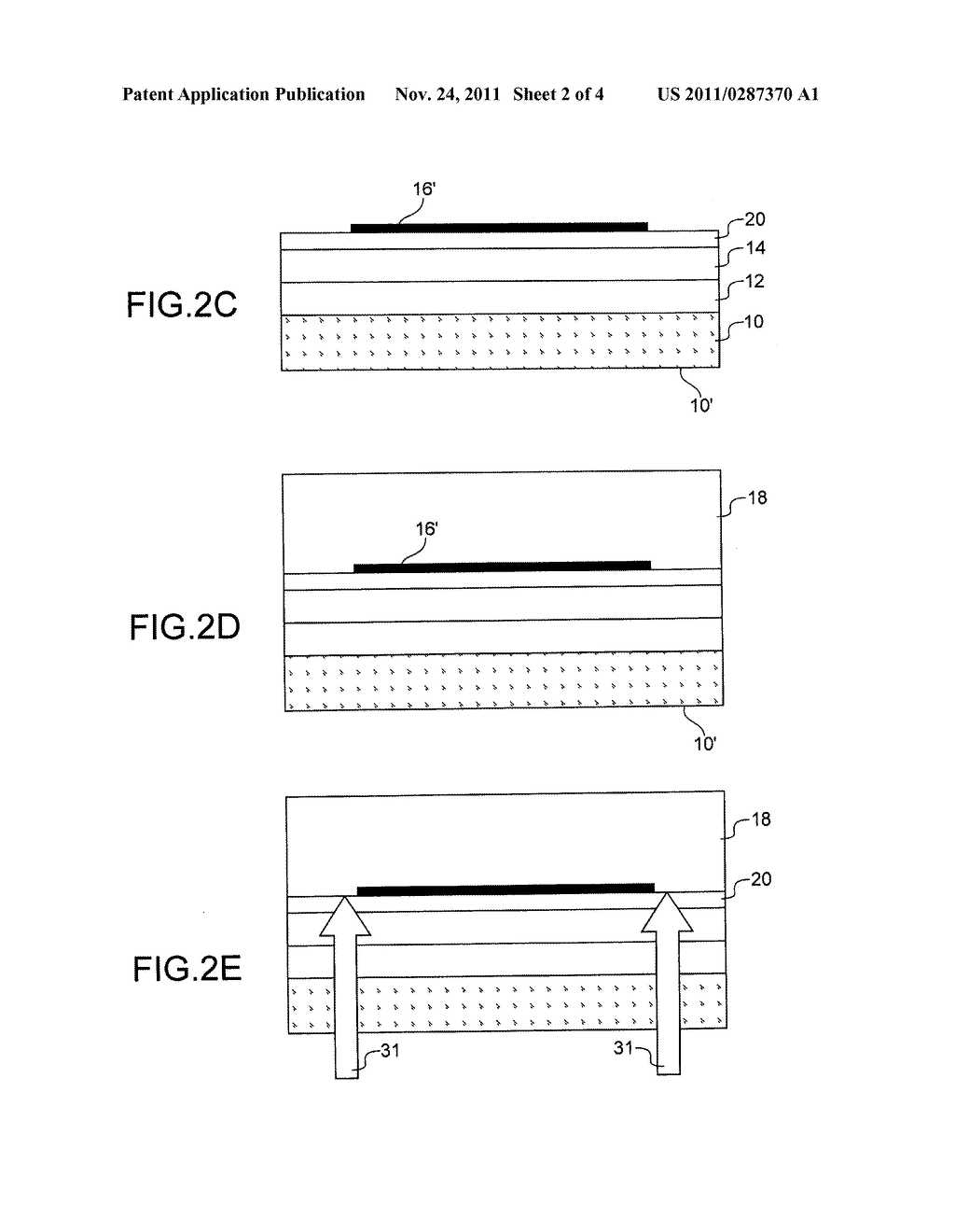 METHOD FOR MAKING MICRON OR SUBMICRON CAVITIES - diagram, schematic, and image 03