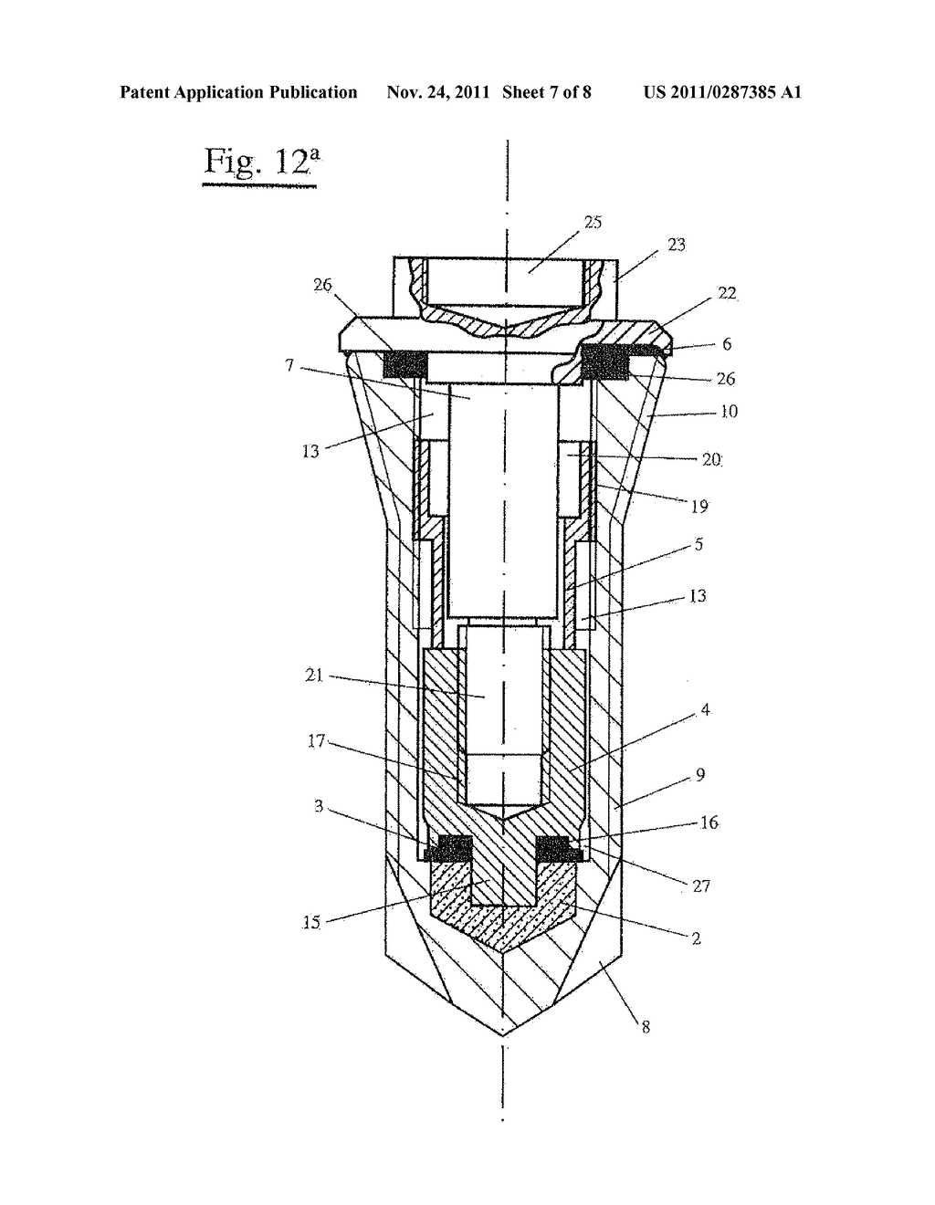 DENTAL IMPLANT WITH AXIAL AND/OR CORONAL MOVEMENT AND METHOD FOR AFFIXING     IT - diagram, schematic, and image 08