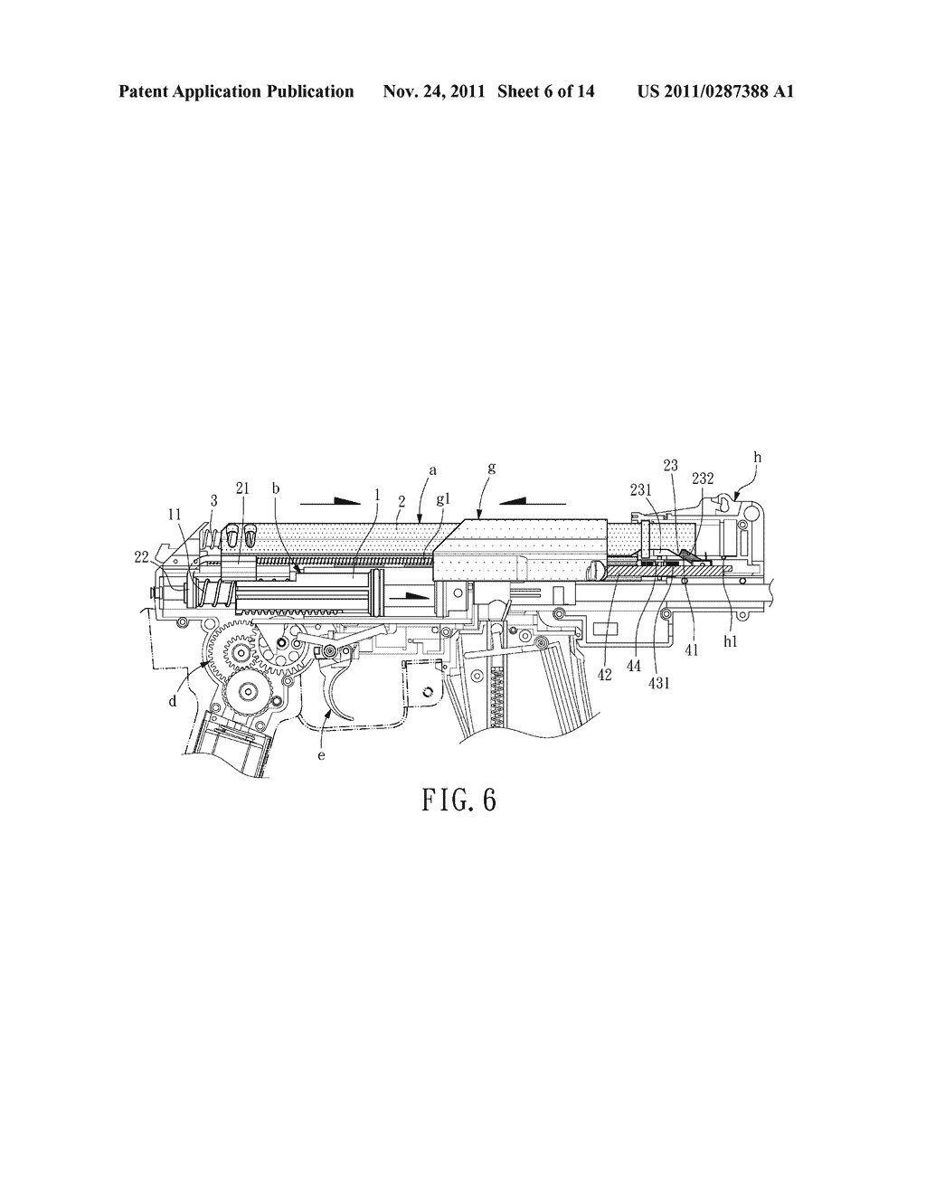 Toy Gun Backlash Vibration Mechanism - diagram, schematic, and image 07