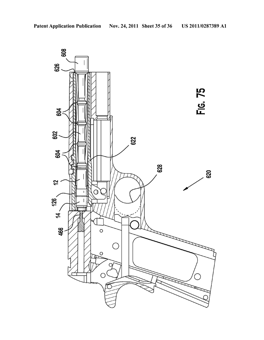 Drill cartridges, adaptors, and methods for multi-caliber drill cartridge     training - diagram, schematic, and image 36