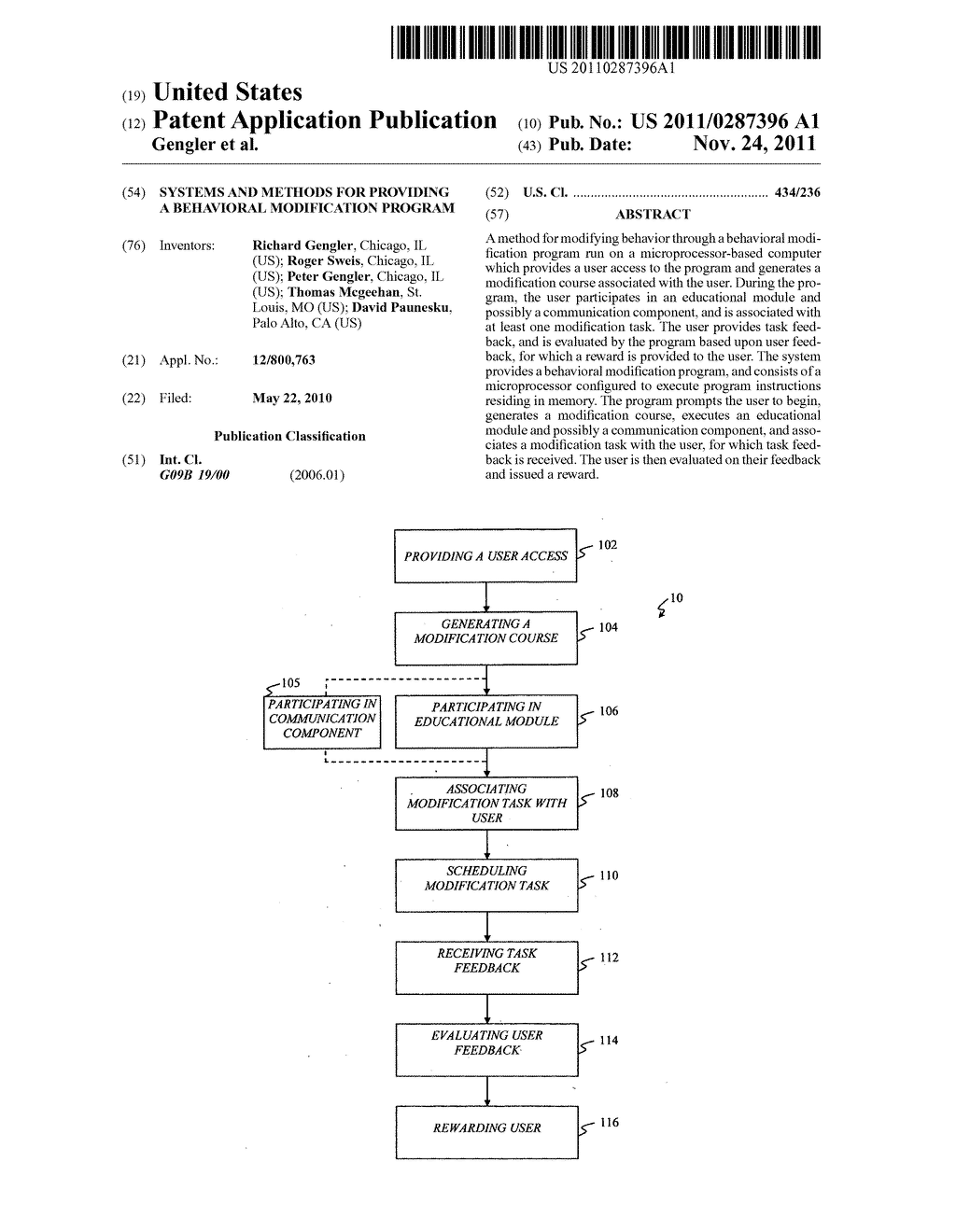 Systems and methods for providing a behavioral modification program - diagram, schematic, and image 01