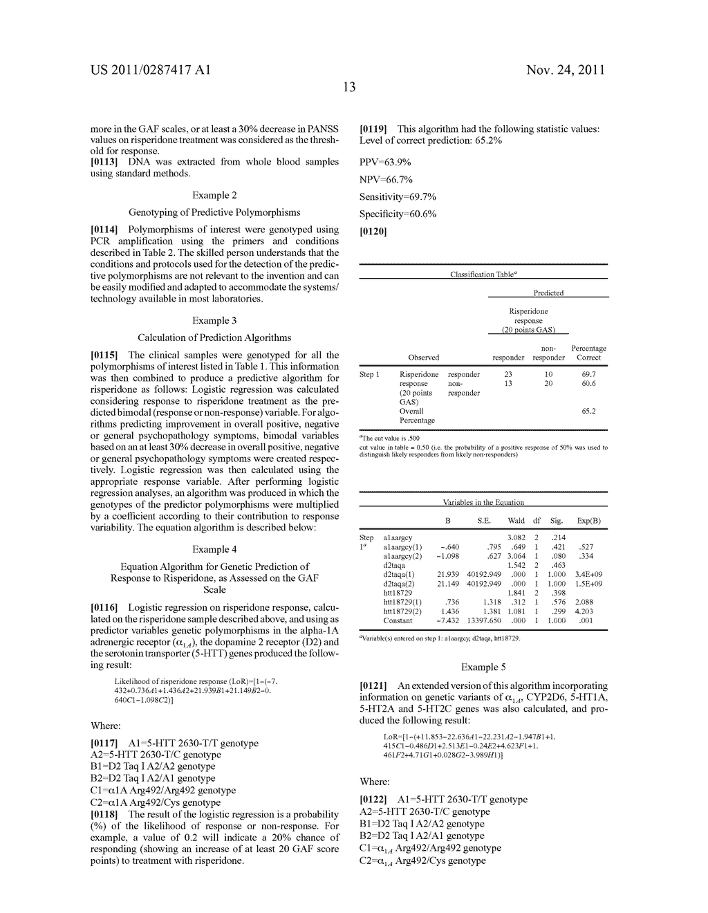 Predicting a response to risperidone - diagram, schematic, and image 14